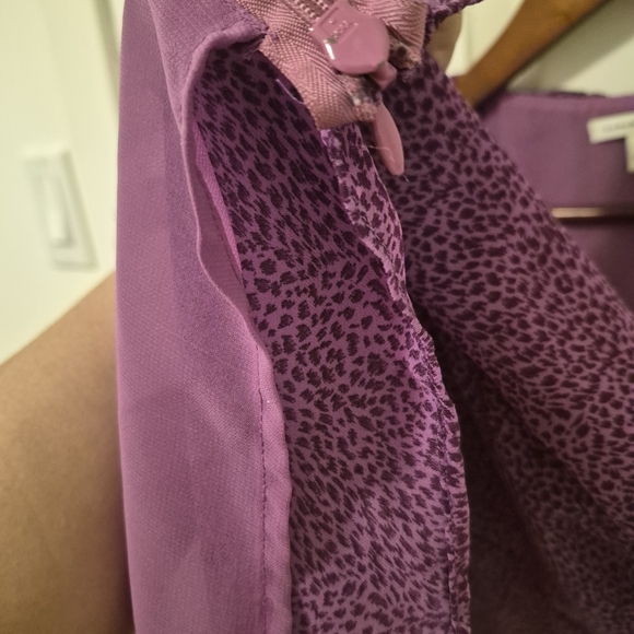 Purple Ruffle Women's Top - Picture 5 of 8